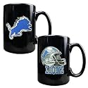 NIB Detroit Lions NFL Ceramic Coffee Cup Mug Set