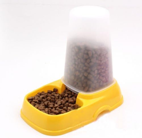 Durable Lovely Plastic Pet Dog Cat Automatic Water Dispenser Food Bowl Feeder no.17