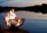 Handcrafted Wood Burning Fire Pit Made in USA By a Local Arisian