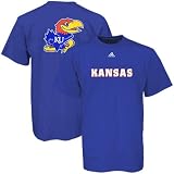 Kansas Jayhawks NCAA Royal Primetime Adidas Adult T-Shirt