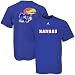 Kansas Jayhawks NCAA Royal Primetime Adidas Adult T-Shirt