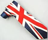 NEW MEN'S 100% SILK UNION JACK FLAG SUPERB QUALITY NOVELTY TIE **SAME DAY FREE POSTING**