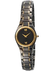 Seiko Womens SUJE76 Dress Black Ion Watch