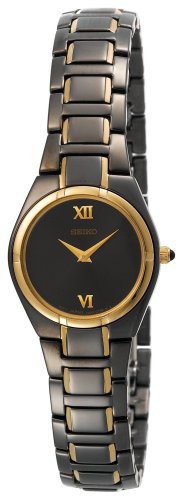 Seiko Women's SUJE76 Dress Black Ion Watch