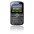 Samsung Chat 222 Smartphone (5,6 cm (2,2 Zoll) TFT-Display, QWERTZ-Tastatur, VGA-Kamera) schwarz