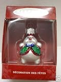 Hallmark Hand-Blown Glass Ornaments Li'L Roly Poly Snowman QBG4284