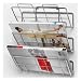 Spectrum 3-Tier Wall-Mount File Holder and Magazine Rack
