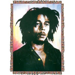 Bob Marley - Woven Throw Blankets