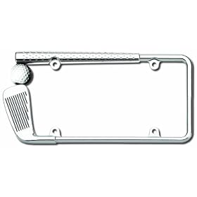 Buy Cruiser Accessories Golf Club Chrome License Plate Frame by Cruiser Accessories now!