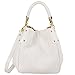 FASH Limited Casual Satchel Handbag Texture Bag - White