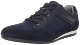 Calvin Klein Men's Keanan Suede Lace-Up,Navy,9 M US
