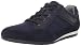 Calvin Klein Men's Keanan Suede Lace-Up,Navy,10.5 M US