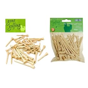 BOYZTOYS (BOYZ TOYS) Gone Golfing 40 Wooden Golf Tees