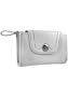 Women's Perfect Combination White Perforated Detail Wallet: White Wallet