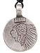 Indian Style Chief Horses Real Pewter Pendant Necklace