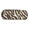 Zebra Bolster Pillow - Brown/Tan (9x21")