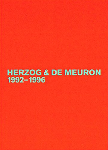 Herzog & de Meuron 1992-1996: The Complete Works (Volume 3)