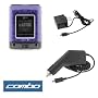 Transparent Clear Snap On Crystal Hard Cover Case + Rapid Car Charger + Home Travel Charger for Sprint LG Lotus LX600 Cell Phone