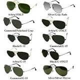 Rayban Aviator Sunglasses RB3025: Gunmetal/G-15