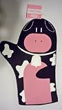 Large Cow with Bell Oven Mitt 36841 By Boston Warehouse