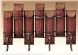 20" Iron Coat / Hat / Hook Rack