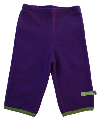 loud + proud Unisex - Baby Babybekleidung/ Hosen, Tierdruck 417, Gr. 50/56, Violett (pflau Preisvergleich