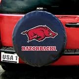 Arkansas Razorbacks NCAA Spare Tire Cover by Fremont Die (Black)