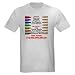 Crayons or Bullets Ash Grey T-Shirt War Light T-Shirt by CafePress