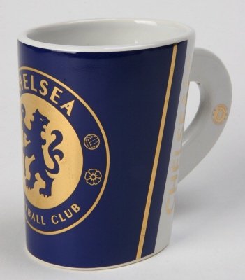 Chelsea F.C. Official Latte Mug Blue & Gold
