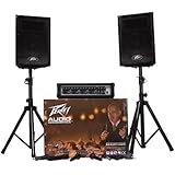 PEAVEY AUDIO PERFORMER PACKAGE INCLUDES MIXER, 2 SPEAKERS, 2 STANDS, & 2 MICS