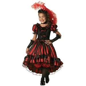 In Character Kids Western Saloon Can Girl Dress Halloween Costume