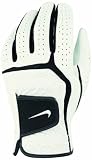 Nike Golf Men's Dura Feel VI - Left Hand Cadet Glove (White/Black, X-Large)