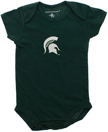 Tiny Tailgater School Team Onesie : Hunter Michigan State University Spartans Collegiate Wear Size: 6-9 months