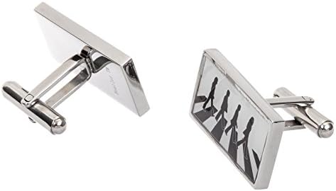Beatles Men's Stainless Steel Abbey Road Silhouette Cufflinks
