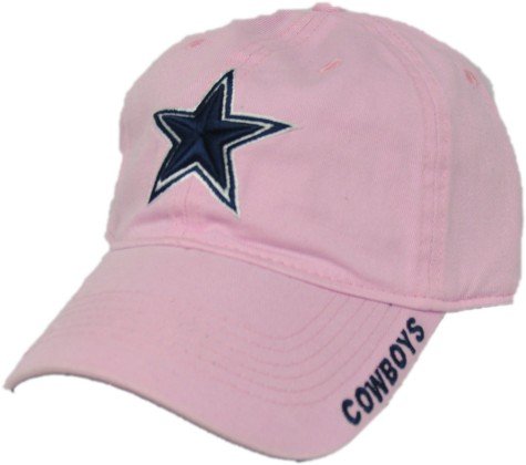 Womens Dallas Cowboys Pink Basic Slouch Cap - One Size