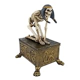 Egyptian Gothic Skeleton Treasure Jewelry Box