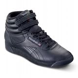 Reebok Freestyle Womens High-Top Shoe - Black, White