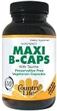 Country Life - Maxi-B W/Taurine, 100 mg, 60 capsules
