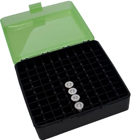 MTM 380/9MM Cal 100 Round Flip-Top Ammo Box