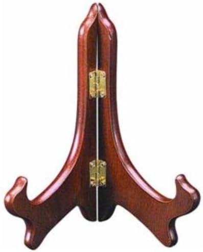 5" Rosewood Wooden Easel Plate Display Stand Holder by ORIENTAL TRADING ONLINE