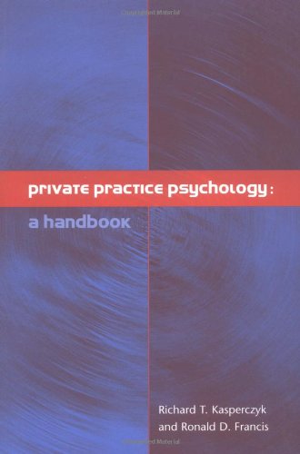private practice psychology a handbook