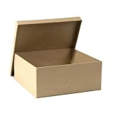 Paper Mache Box 7 x7 x3 Square