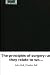 The principles of surgery: as they relate to wounds, ulcers, etc