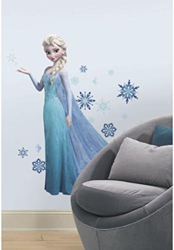 Defonia Elsa 38" Giant Wall Decals Room Decor Sticker Snow Queen Snowflake