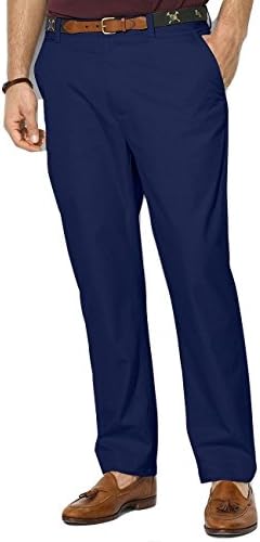 Ralph Lauren Flat Front Blue Twill Cotton New Men's Chino Pants (38W x 34L)