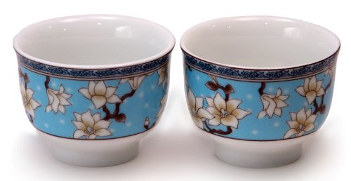 "All Natural Handmade Japanese ""Blue Pottery"" Short Teacup Set" "All Natural Handmade Japanese ""Blue Pottery"" Short Teacup Set"