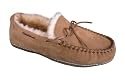 Lamo Sheepskin Australia Sheepskin Mockaroo Mens Shoes Suede Slippers Moccasins Chestnut
