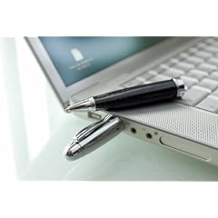 Flashpen Carbon - Hochwertiger Kugelschreiber mit USB/MicroSD Card Reader. Bis zu 32GB Speicher m�glich!