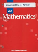 Holt Mathematics: Homework Practice Workbook Course 1