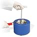 Bel-Art Scienceware 372600100 316 Stainless Steel Liquid Nitrogen Cooled Mini Mortar and Pestle Set, 6-1/2" Diameter, 4-1/2" Height, 5" Pestle Length
